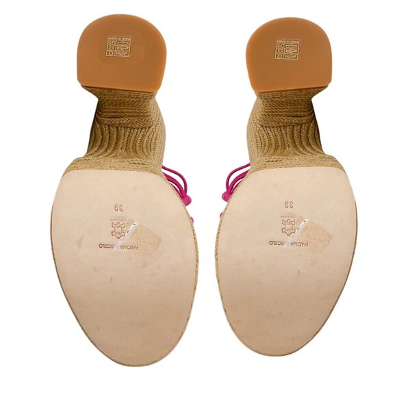 Paloma Barcelo Pink Salma Espadrille Platform Sandals - Picture 7 of 7